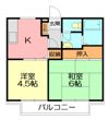 ビーラインKの間取り画像