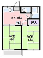 ファミーユ松田の間取り画像