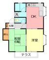 安西ハイツCの間取り画像