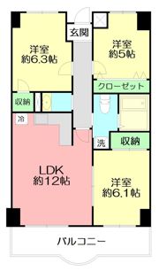 リバーサイドヒルズ西富水の間取り画像