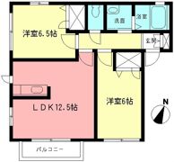 フジハイムBの間取り画像