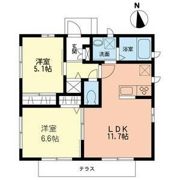 フェリオDの間取り画像