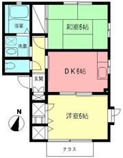 ネオフォンテーヌIの間取り画像