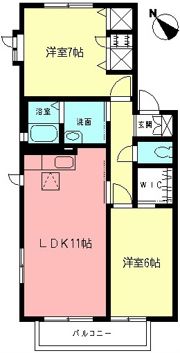 シエルVIの間取り画像