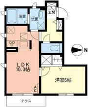 アロンドの間取り画像