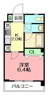 ヴァンヴェール2の間取り画像