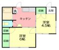 鎌田貸家の間取り画像