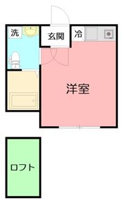 ベイルーム上町屋A棟の間取り画像
