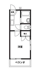 アバン茅ヶ崎の間取り画像
