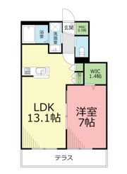 ヴィラ由比ガ浜の間取り画像