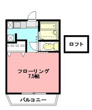 ハイツ茅ヶ崎の間取り画像