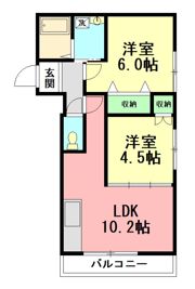 エストレージャ開成の間取り画像