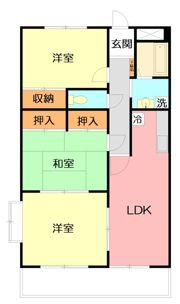 サニーレジデンス平塚IIの間取り画像