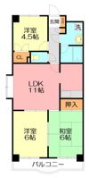 TEK藤沢ハイツの間取り画像
