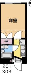 ジョイパレス平塚の間取り画像