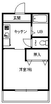 メルベーユの間取り画像