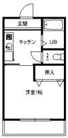 メルベーユの間取り画像