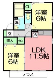 リナウル鵠沼の間取り画像