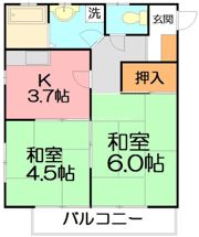 テンプレート若松の間取り画像