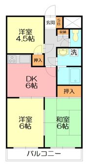 アメニティハイツの間取り画像