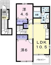 シャナン開成の間取り画像