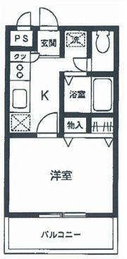 グローリィ湘南の間取り画像