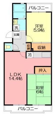 鎌倉グリーンヒルズの間取り画像