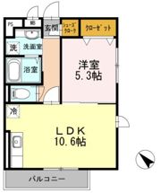 大黒屋ハイツ 三番館の間取り画像