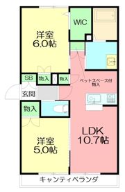 サニースマイルの間取り画像