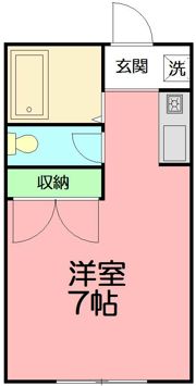 東海大ハイム1の間取り画像