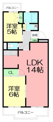 山王塚レジデンスの間取り画像