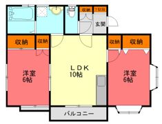 Kハイム参番館の間取り画像