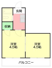 レジデンスカープ厚木の間取り画像