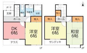 メゾネット21の間取り画像