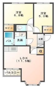 プランドールの間取り画像