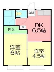 北鎌倉グリーンハイツの間取り画像