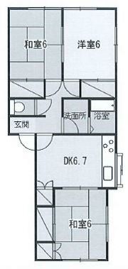 ヒルコート豊田の間取り画像