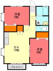 Kハイム弐番館の間取り画像