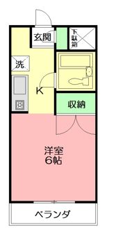 渚マンションの間取り画像