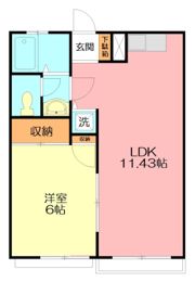 パレス茅ヶ崎の間取り画像