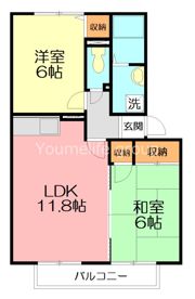 サンシャインAの間取り画像