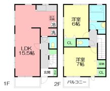 アイリス五番館の間取り画像