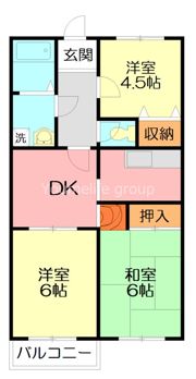 フェリース露木A棟の間取り画像