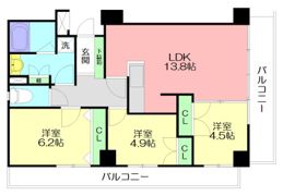 ベルジュ横濱本郷台の間取り画像