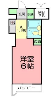 スカイコート戸塚の間取り画像
