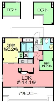 シェルコートの間取り画像