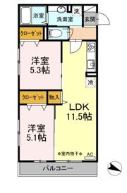 Calore湘南の間取り画像
