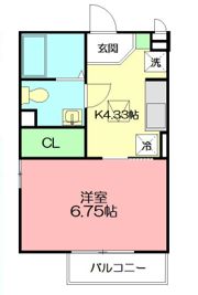 グレイス鎌倉Bの間取り画像