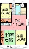 リヴェールシェソワの間取り画像