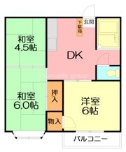 プリマヴェイラBの間取り画像